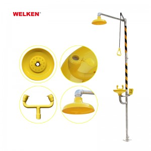 SS304 Combination Eye Wash and Shower with ABS bowl BD-560H