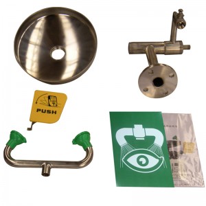 ODM Supplier Stainless Steel Wall Mounted Shower Eye Washer Eyewash Station,Eye Baths Machine With