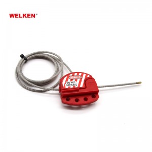 Stainless Steel Adjustable Small portable cable lockout with 4 holes BD-8415