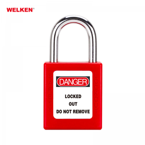 ABS plastic colorful safety padlock lockout lock