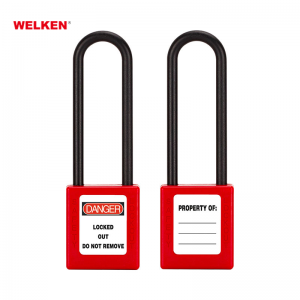 38mm and 76mm long nylon shackle Insulation Safety Padlock Lockout Tagout LOTO