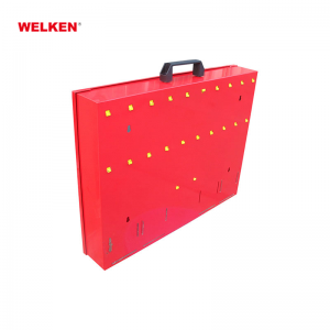 red yellow Steel Wall-mounted Metal Lockout Station BD-8739
