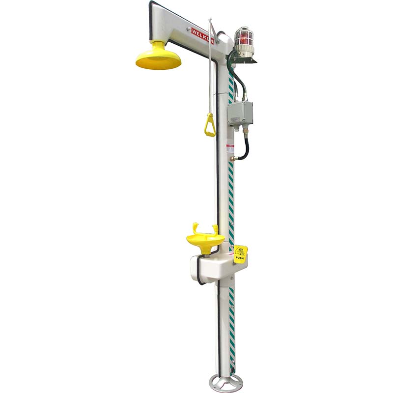 Renewable Design for
 Explosion Proof with Cable Heated Freeze Resistant Eye Wash & Shower BD-580C – Loto Hasps