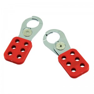 Discount wholesale Industry Aluminum Hasp Lock Out Tag Out Safety Labelled Lockout Hasp