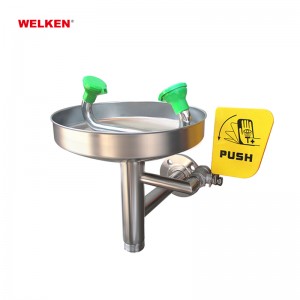 304 Stainless Steel Emergency Wall-mounted Eye Wash BD-508A