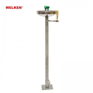 Wholesale 304 Stainless Steel Stand Eyewash with push board