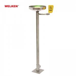 Newly Arrival Manufacturer 304 Stainless Steel Stand Eye Wash with Foot Pedal
