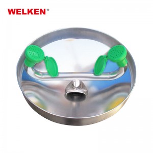 304 Stainless Steel Stand Eye Wash with Foot Control Pedal BD-540N