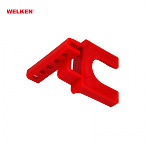 Red Plastic Ball Valve Lockout Tagout LOTO BD-8211