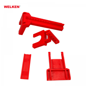 Red Plastic Ball Valve Lockout Tagout LOTO BD-8211