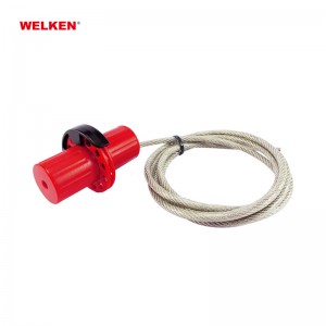 6mm dia 2m length Wire Safety Lockout Tagout Universal Cable Lockout BD-8412