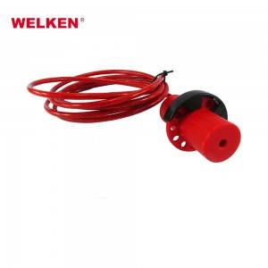 Factory supplied China Welken CE Manufacturer Safety Stainless Steel Adjustable Cable Padlock