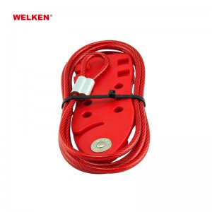 steel cable lock padlock Cable Lockout with stainless steel cable BD-8431