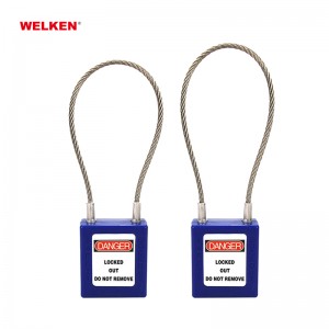 China Marst manufacturer supply high quality Cable steel padlock with factory price