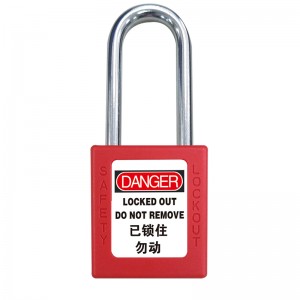 China factory supply wholesale good quality safety padlock colorful lokcout