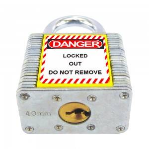 Cadenat de seguretat d'acer laminat BD-8561