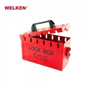 Red Portable Lockout Box BD-8812
