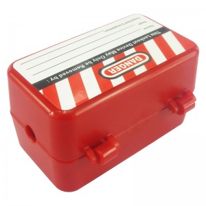 Factory Supplier Colorful Plastic Electrical Plug Lockout Box BD-8181