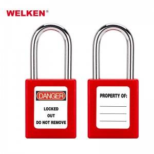 High definition China Safety Stainless Steel Padlock with Shackle