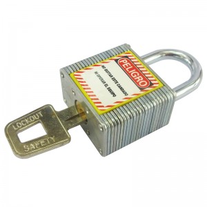 18 Years Factory 76mm Long Steel Shackle Safety Lockout Padlock (bd-g21)
