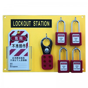High definition 20pcs Safety Padlock Pc Durable Lockout Station (bd-b102)