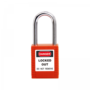 New Design 38mm Colorful Nylon Plastic Safety Padlock BD-8521AS