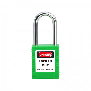 New Design 38mm Colorful Nylon Plastic Safety Padlock BD-8521AS