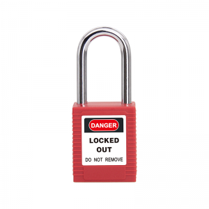 ການອອກແບບໃໝ່ທີ່ມີສີສັນ 38mm nylon Lockout Tagout Safety Padlock BD-8521