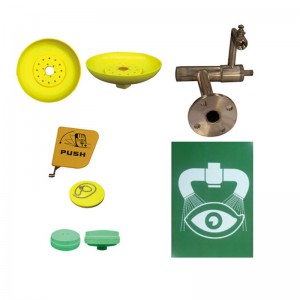 Wholesale OEM Industrial Emergency Safety Shower,Wall Mounted Eye Wash