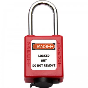 Lowest Price for Combination With Master Key Plastic Safety Alarm Padlock