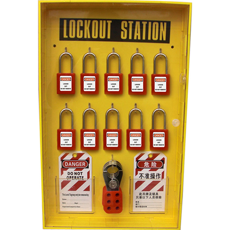 Fast delivery for
 10 Padlock Station with Cover BD-8724 – Lockout Tagout Padlock