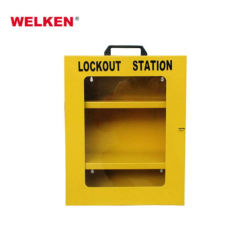 carton steel lockout station