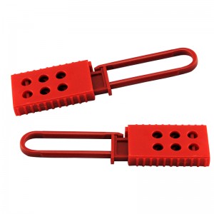 Factory Cheap Hot Hasp Lockout,Insulation Hasp Lock,Six Holes Padlock,Red