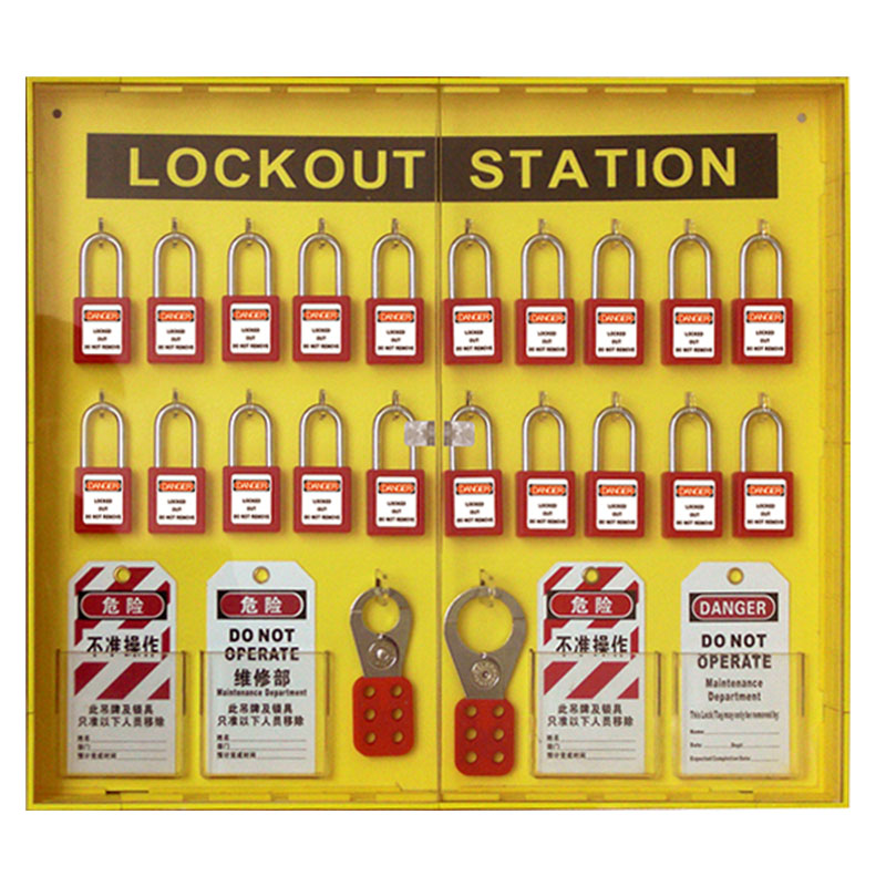 High reputation for
 20 Padlock Station with Cover BD-8734 – Brady 145582 Lockout Tagout Device