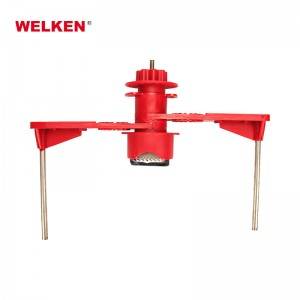Big discounting China OEM Red Color ABS Gate Valve Lockout for Different Size Diameter Valve Rod