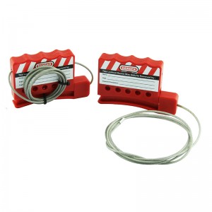 Factory Selling Master Lock Safety Cable Wire Padlock Lockout