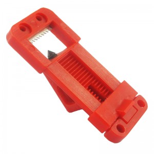 Factory made hot-sale Cheap Rugged PA Plastic Screw Driver Lock Safety MCB Circuit Breaker Lockout