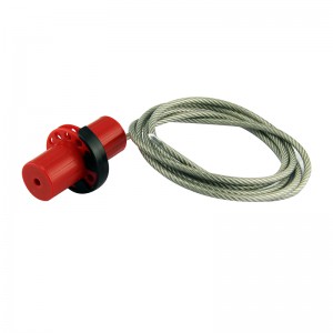 High definition Lockey Lockout Tagout Safety Cable Lock , steel Cable Wire Lock