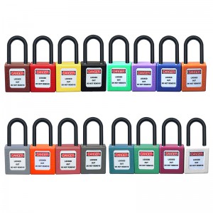 Cheap price 25mm P25p Keyed Alike Four Color Padlock Insulation Shackle For Ralay Switch Anti-touch Safety Lockout