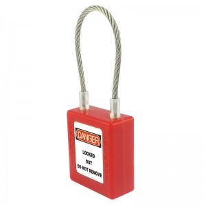 Wholesale OEM Security Customized Cable Safety Padlock