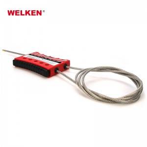 Red SS Grip-cinching Cable Lockout BD-8413