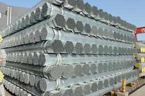 High Quality Hot Dip Galvanized Round Steel Pipe / Gi Pipe Pre Galvanized Steel Pipe Galvanized Tube For Construction