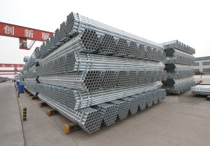 Short Lead Time for China Hot ERW Galvanized Mild Steel Pipe in High Quality