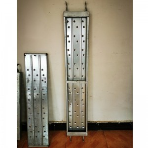 Galvanized steel scaffolding catwalk metal plank walk boards with hook