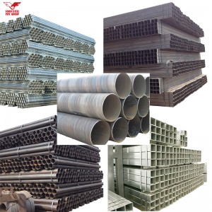 Carbon steel pipe and galvanized steel pipe