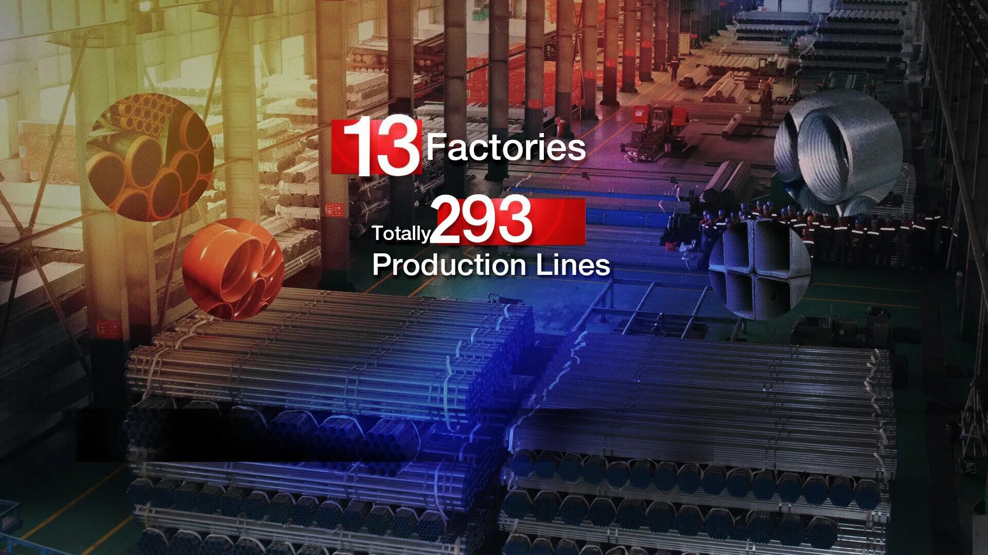 factory and production lines