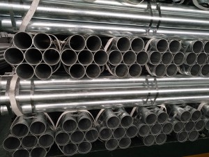 Extremidades ranhuradas de tubo de aço galvanizado