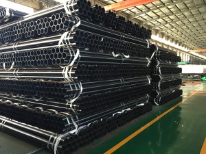 API 5L ASTM A53 SCH40 Black Painted Welded Steel Pipe