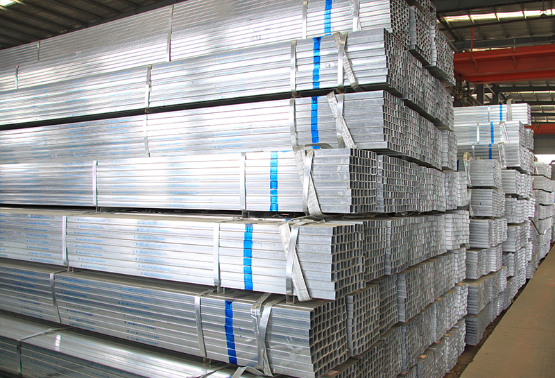 Factory directly supply Hot Dip Galvanized Tube - Galvanized SHS RHS Steel Pipe with Blue Band – Youfa