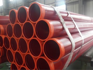 Ral3000 ASTM A795 Grooved Enden Fire Protection Steel Pipe